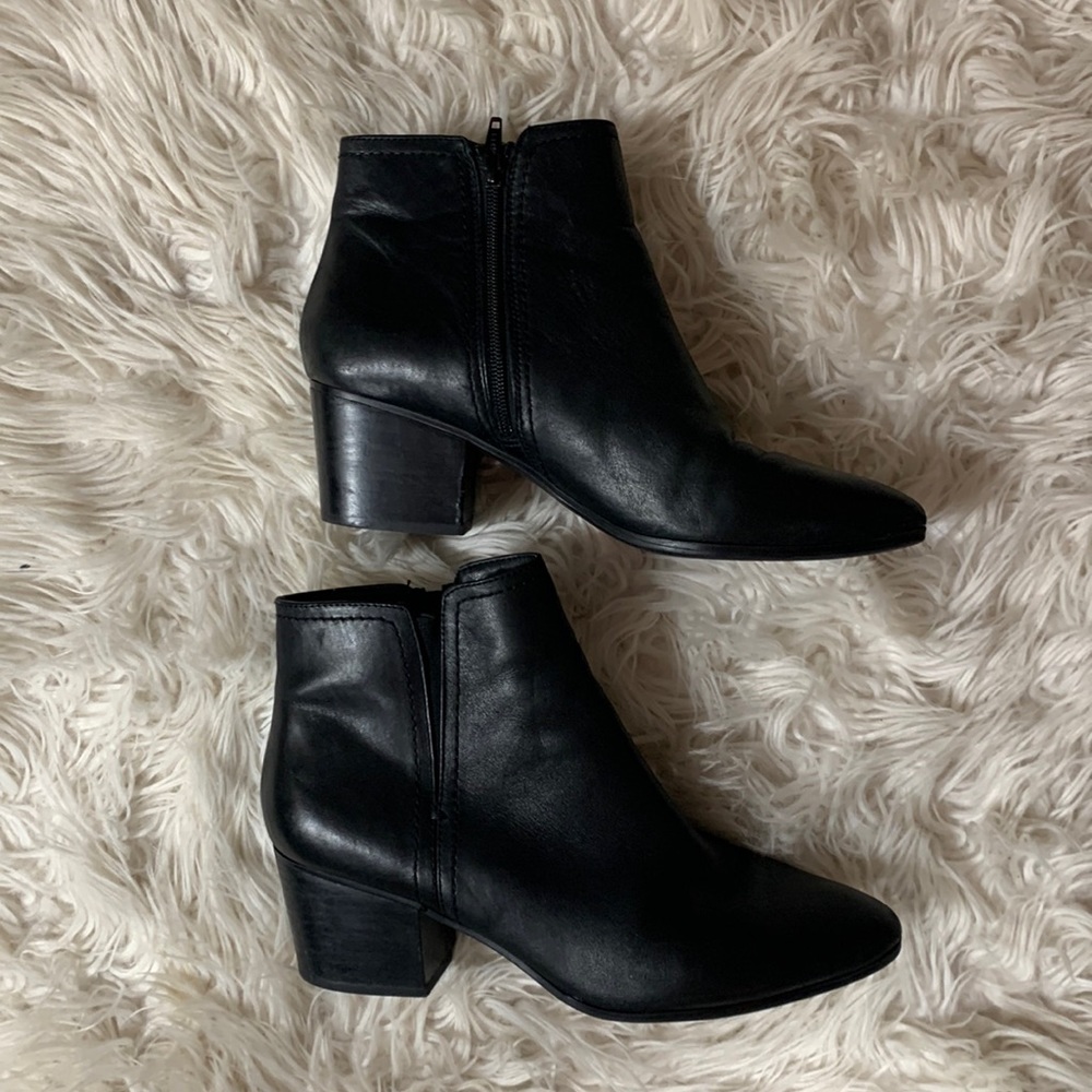 Classic Aldo Block Heel Ankle Boot Bootie Size 10